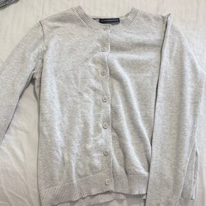 Brandy Melville Light Gray Cardigan Sweater